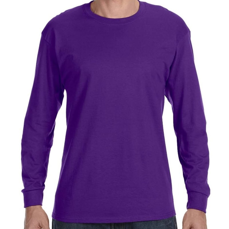 Jerzees 5.6 Oz., 50/50 Heavyweight Blend™ Long-Sleeve T-Sh 21