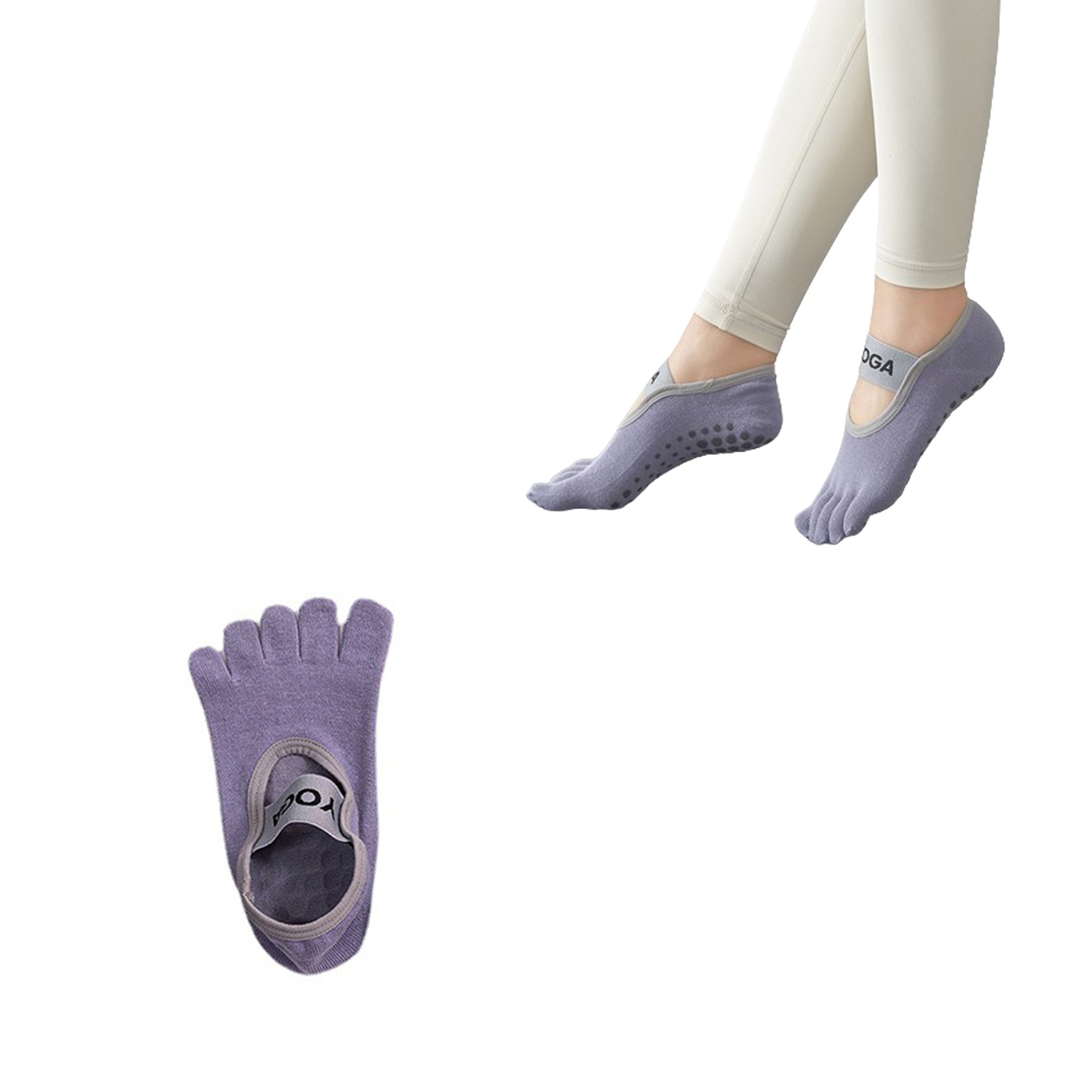 Five Toe Yoga Socks 5