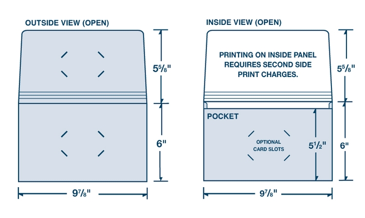 Digital Print Glove Box Wallet Style Folders 2