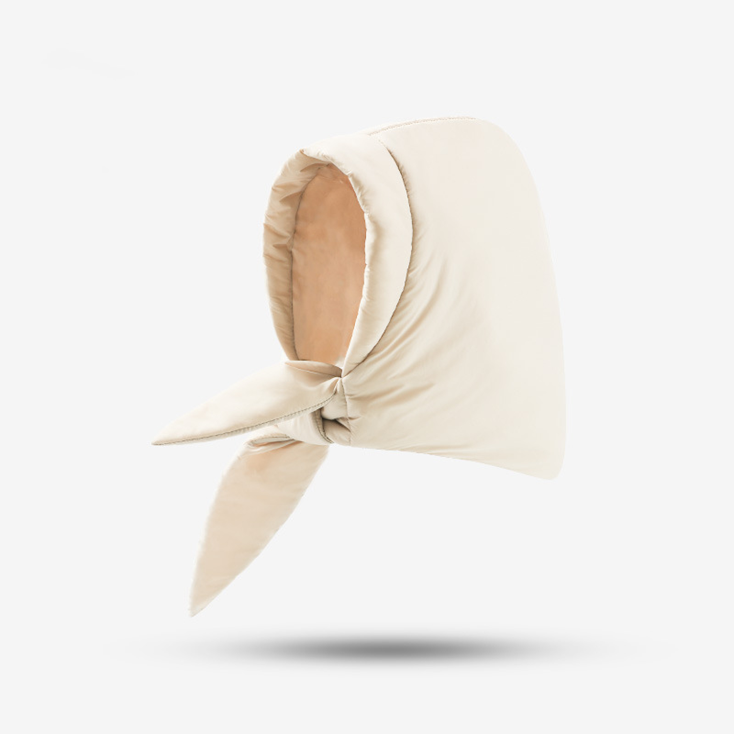 Winter Triangle Wrap Down Puffer Hat 3