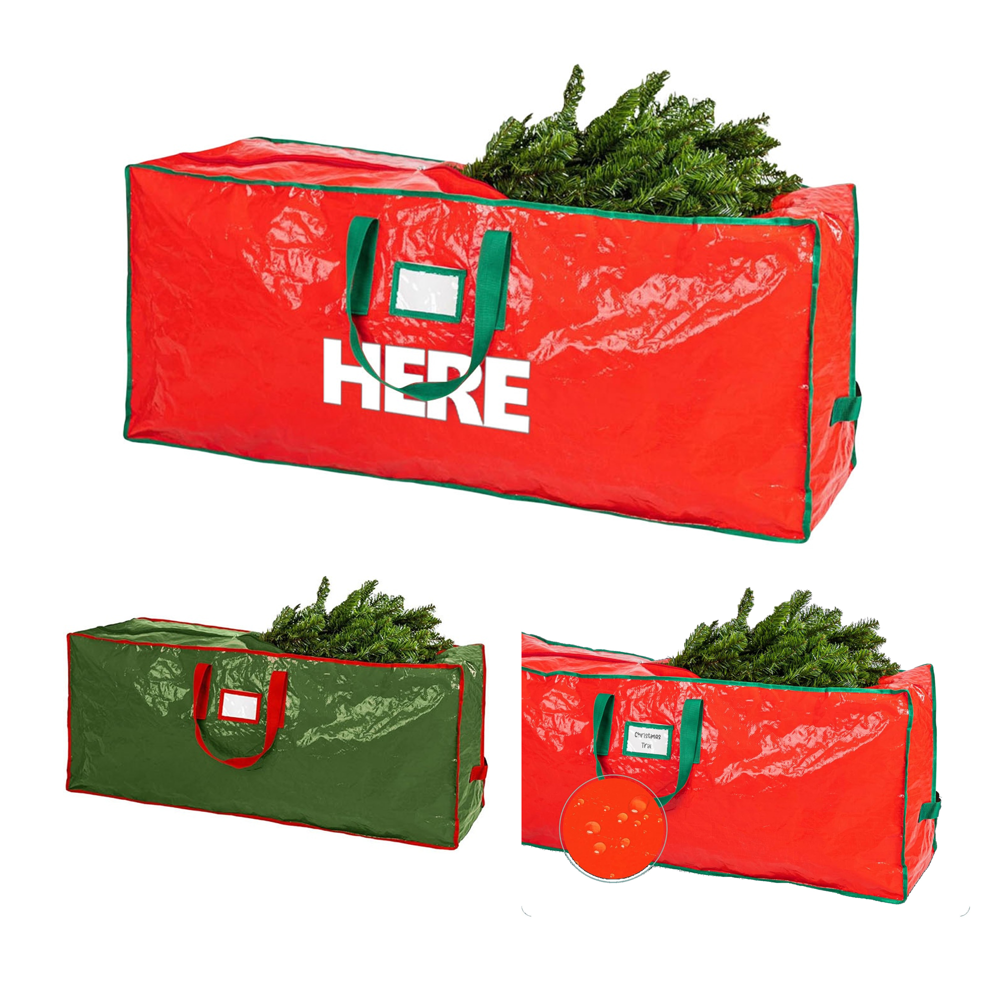 Durable Christmas Light Storage Zippered Carrying Bag 2