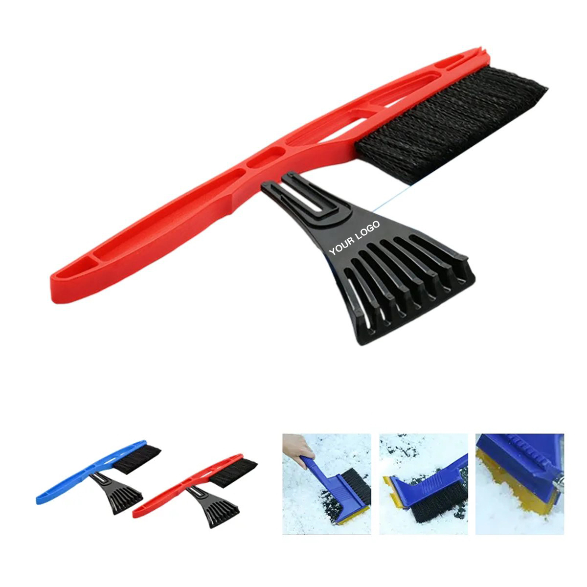 Dual Function Brush and Scraper for Ice Removal 3