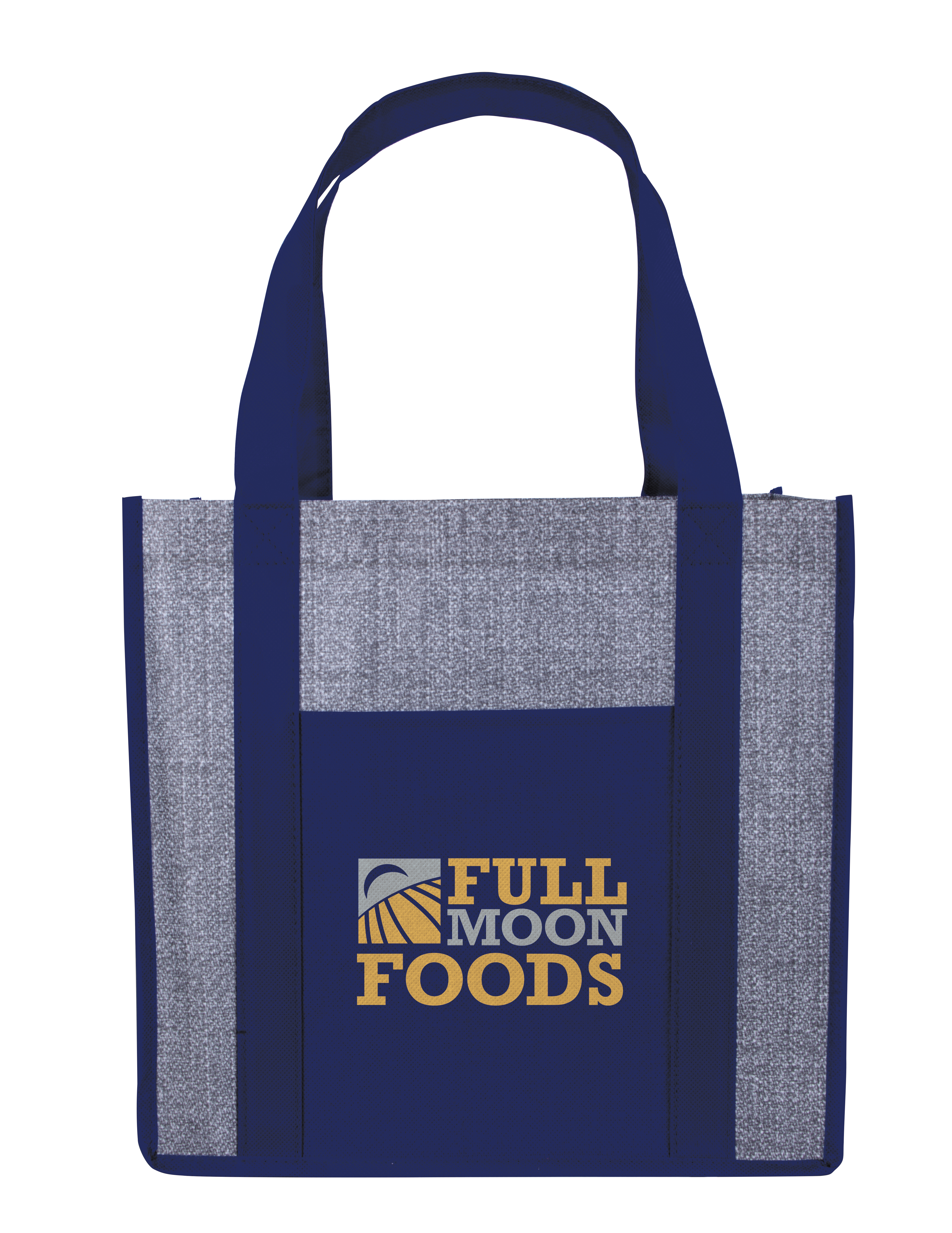 Good Value™ Laminated Heathered Non-Woven Grocery Tote 11
