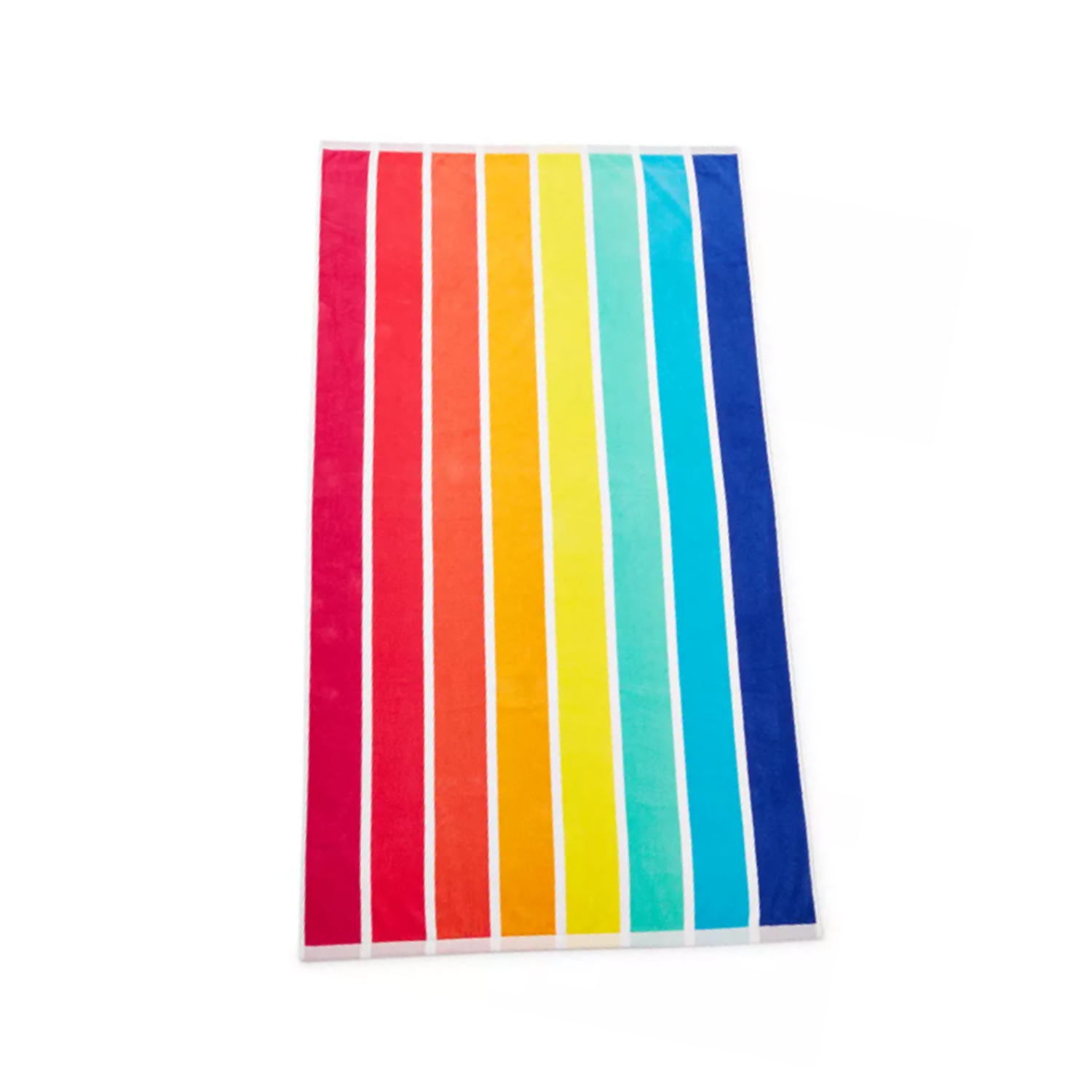 Vertical Rainbow Beach Towel 3