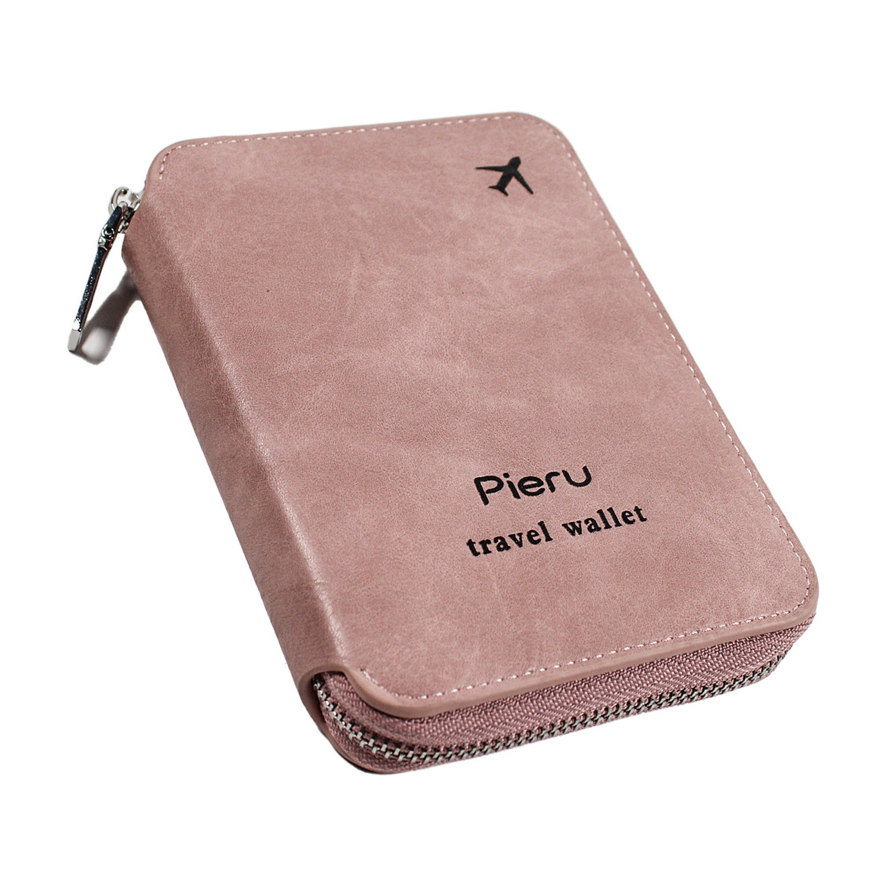 Anti-theft Brush Zipper Passport Bag 8