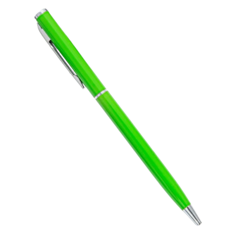 Twist Action Slim Aluminum Ballpoint Pen 15