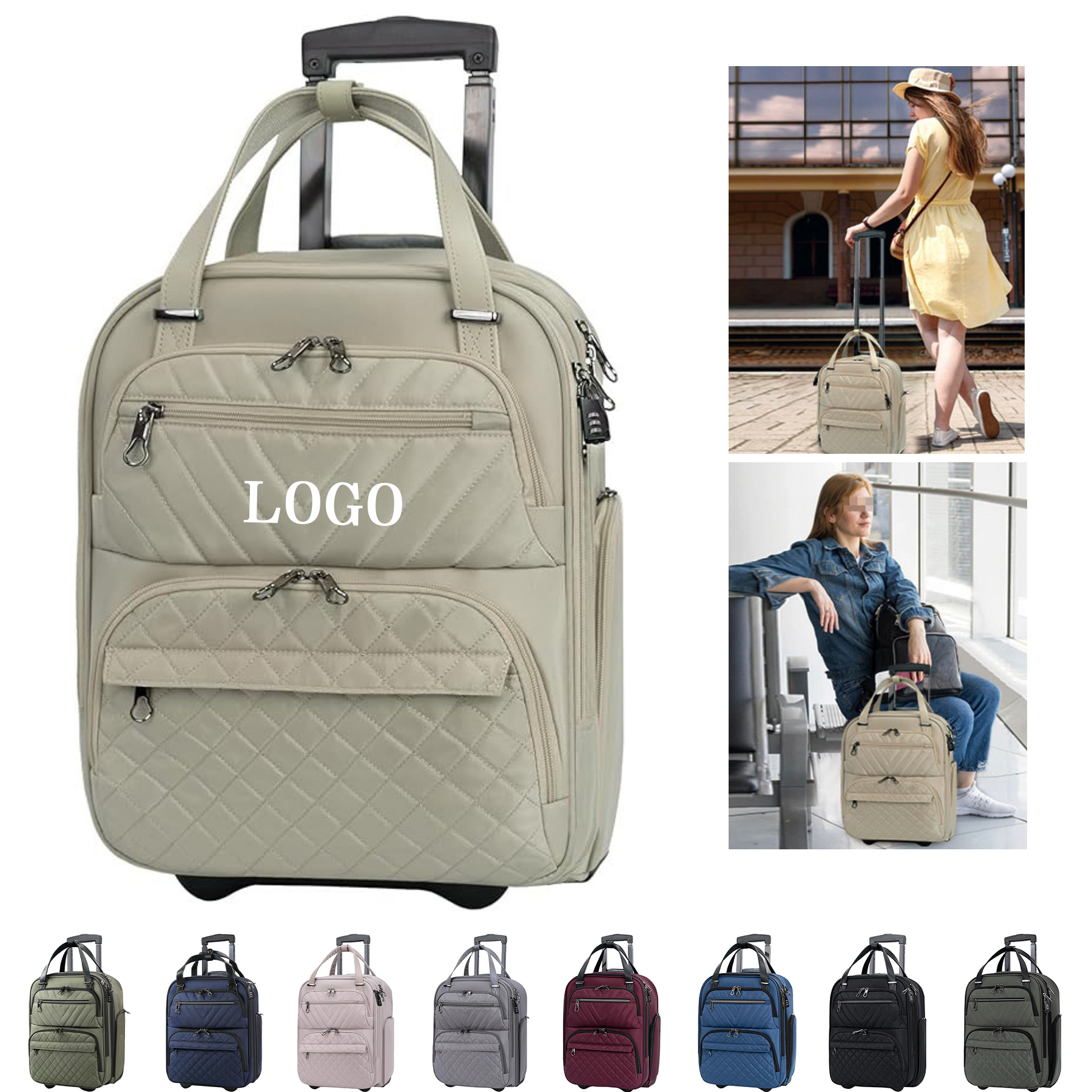 16 inch Multifunctiona Lightweight Suitcase 2