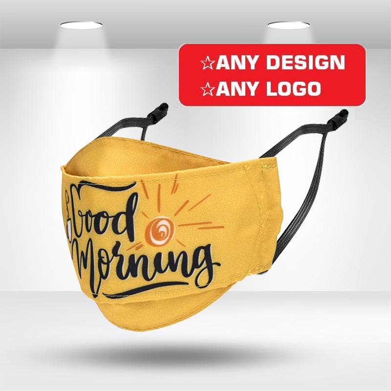 Custom Face Mask - PREMIUM FLAT-FOLD - Sublimation 3