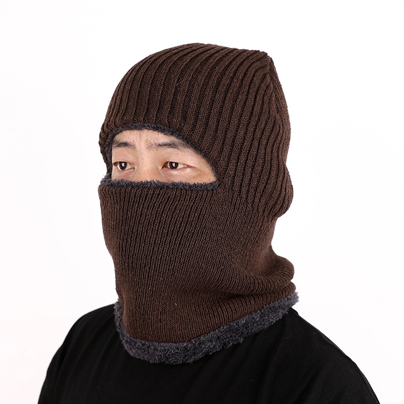 Warm Insulation One-Piece Knitted Mask 4