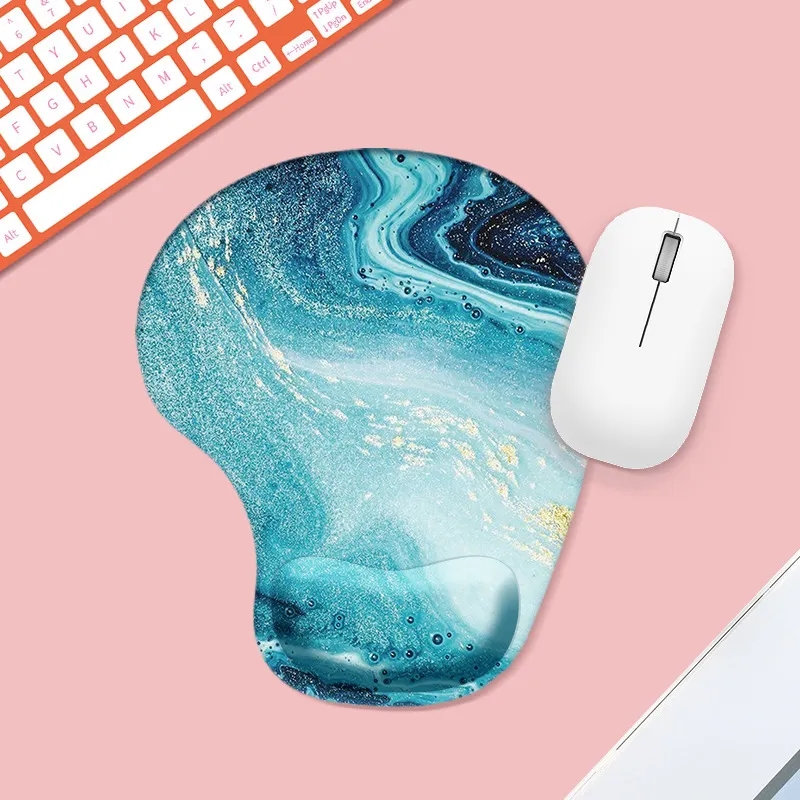 Office Mouse Pad with Gel Wrist Rest 6