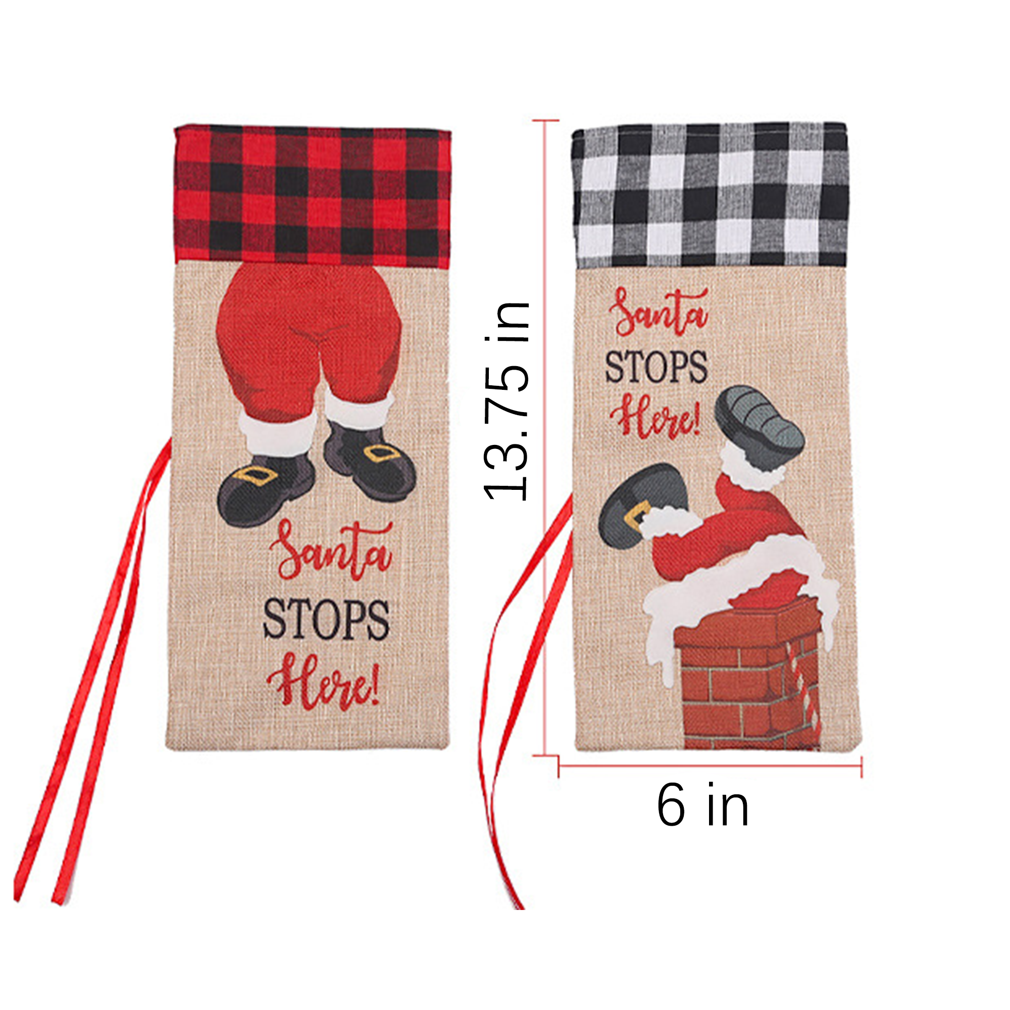 Christmas Red Wine Bag 5