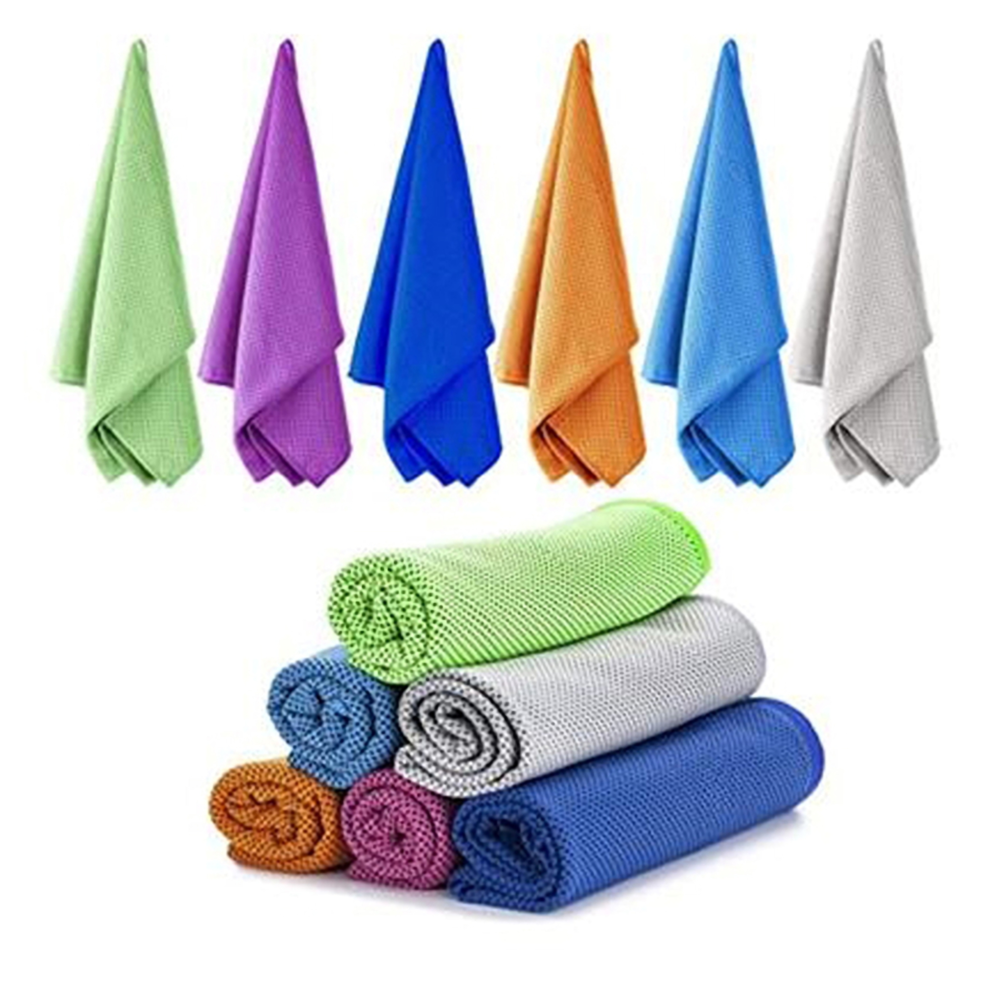 Portable Cooling Towel w/Carabiner Case 4