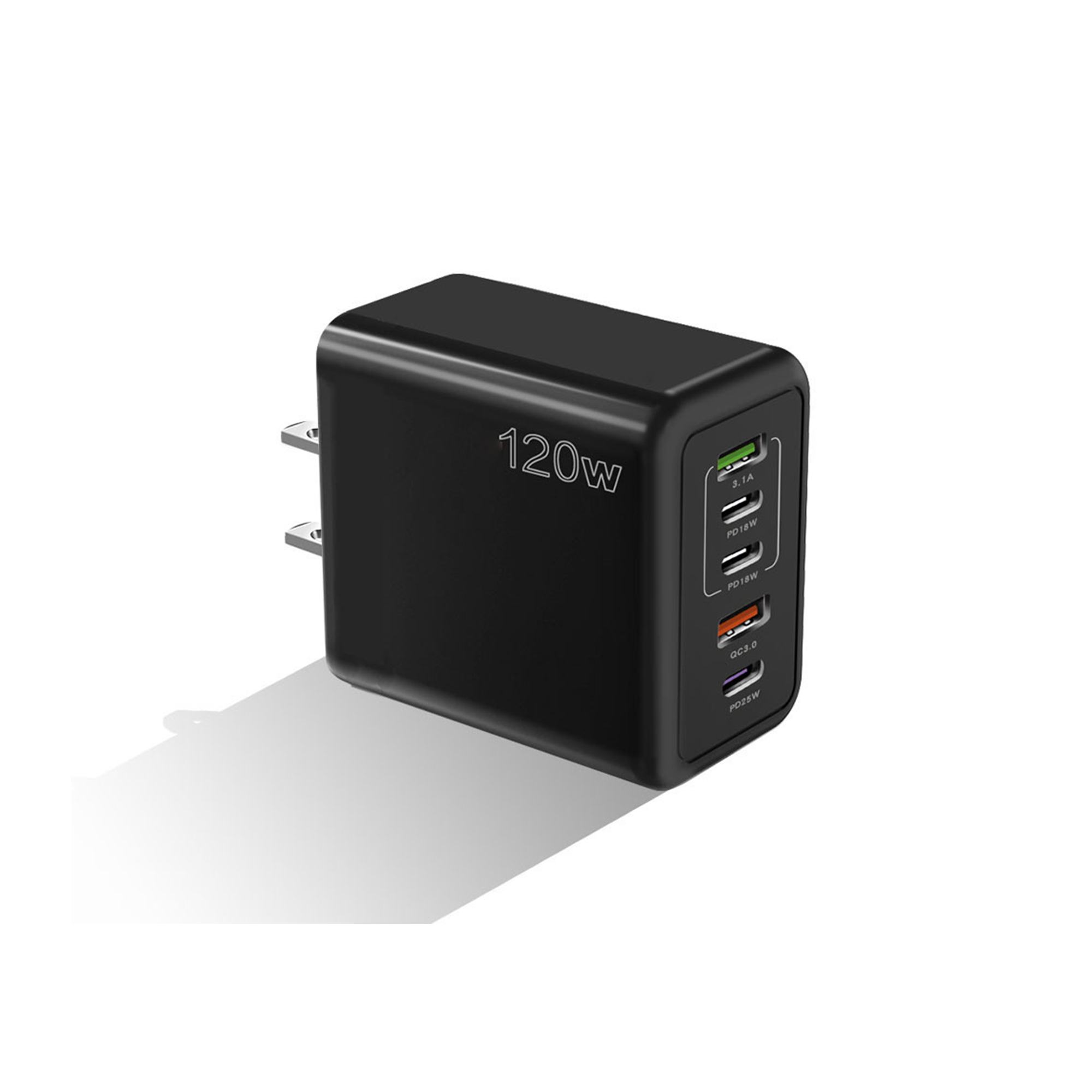 Forty Watt Four Port Fast Charging Block 3