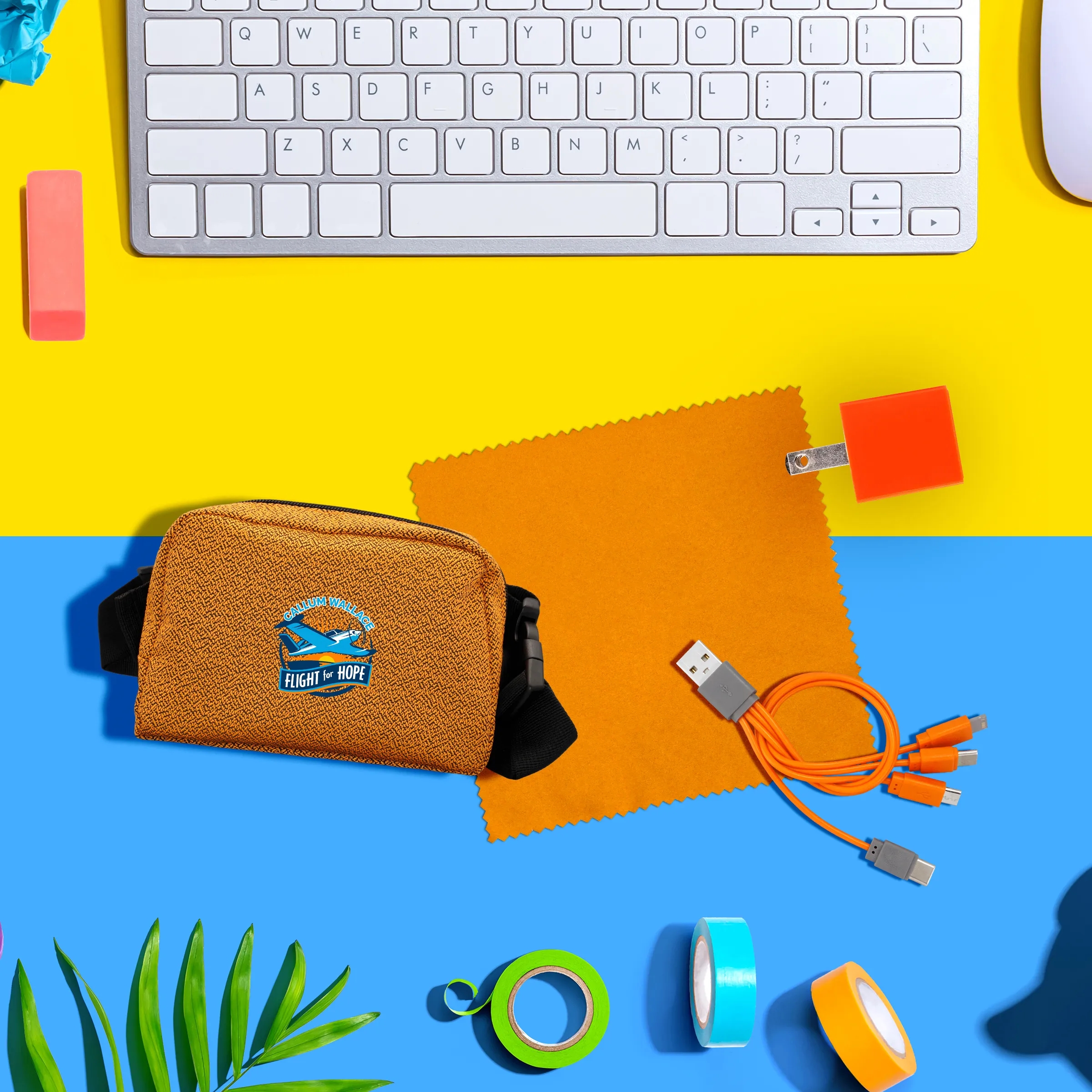 Speck Wall, Cable and Cloth Fanny Pack Set 2
