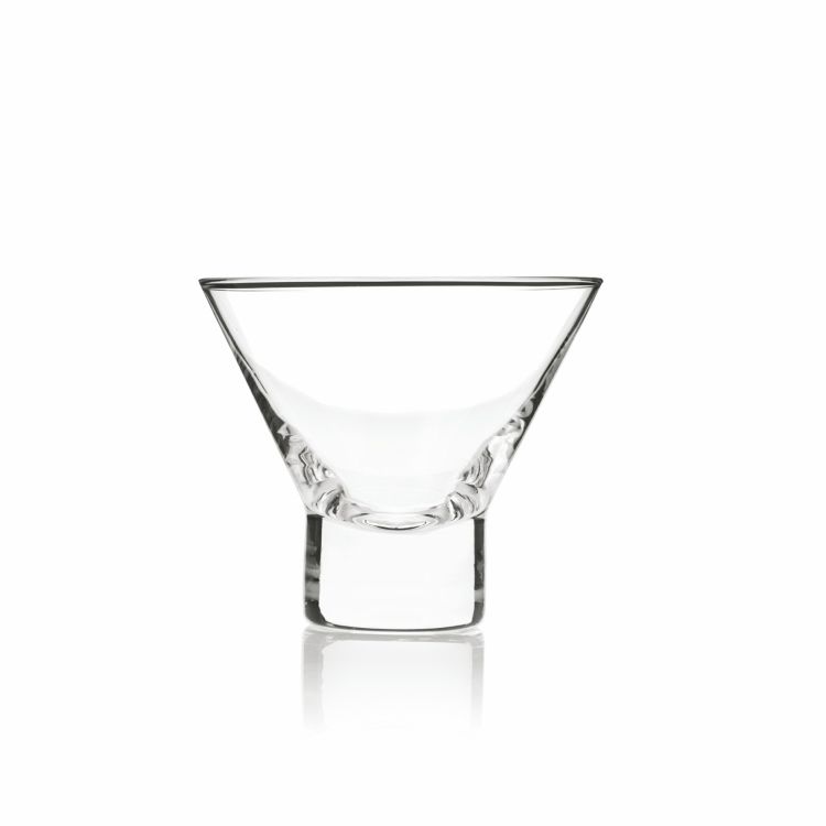 Viski® Raye Heavy Base Crystal Martini Glass, set of 2 9