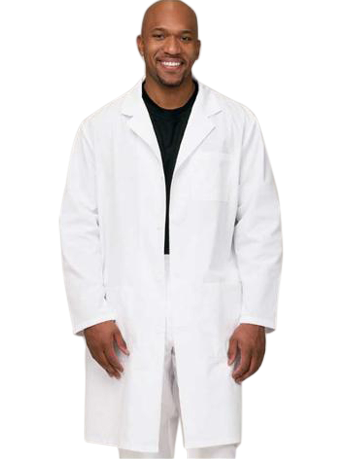 Fashion Seal - Unisex Oversized-Pocket 41" Full-Length Lab Coat
