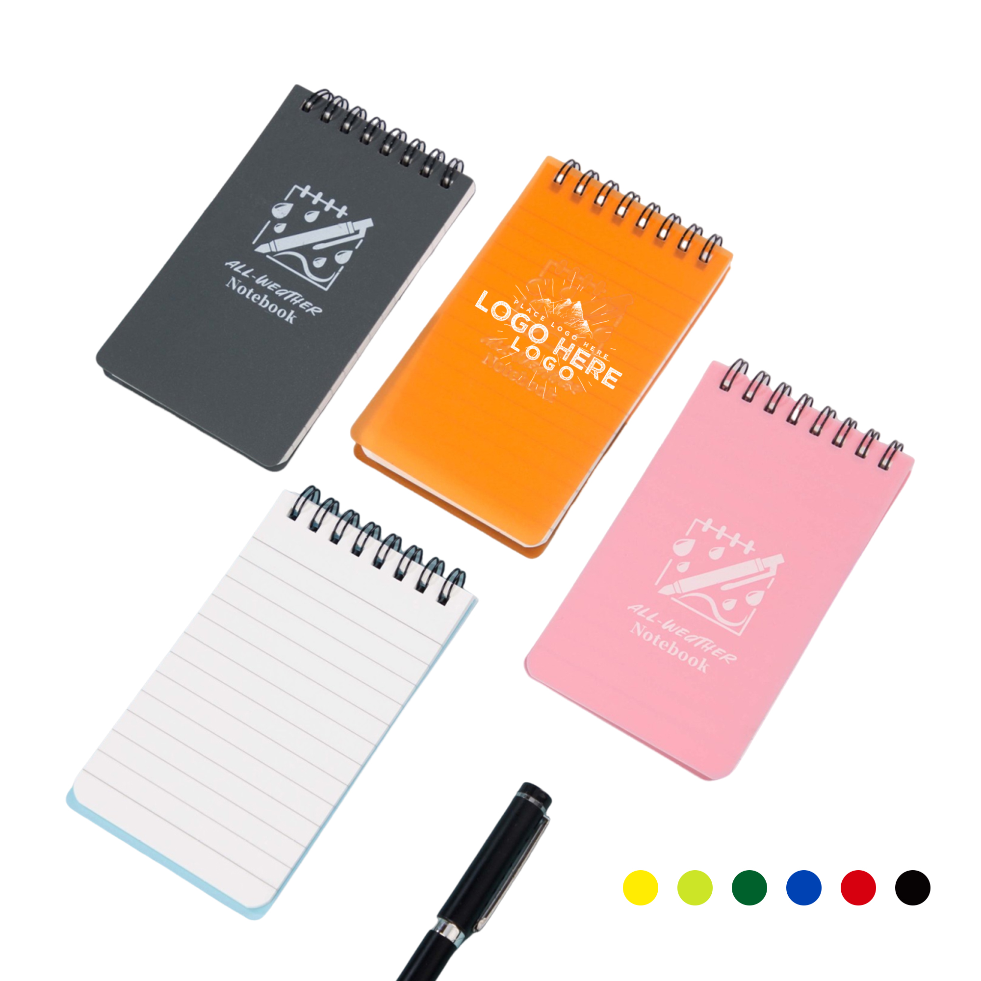 Logo Custom Pocket Notepad 2