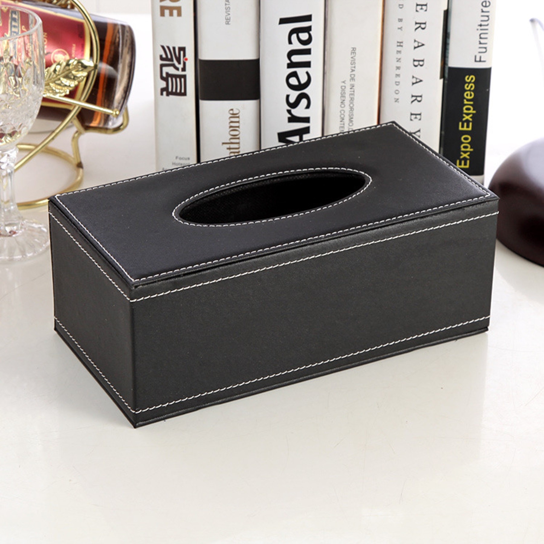 Leather Tissue Box 6