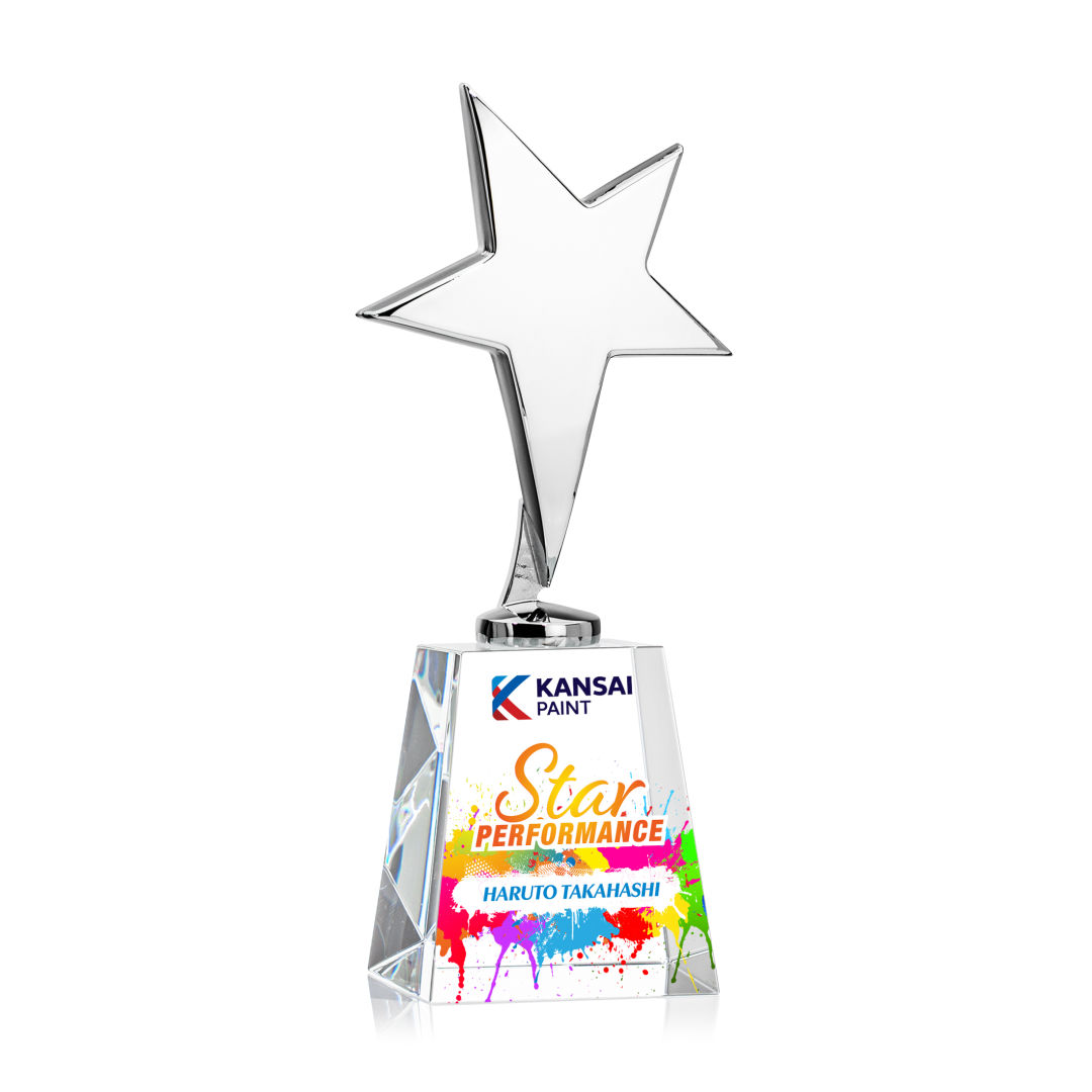 Tuscany Chrome Star VividPrint™ Award Celestina Base-Clear
