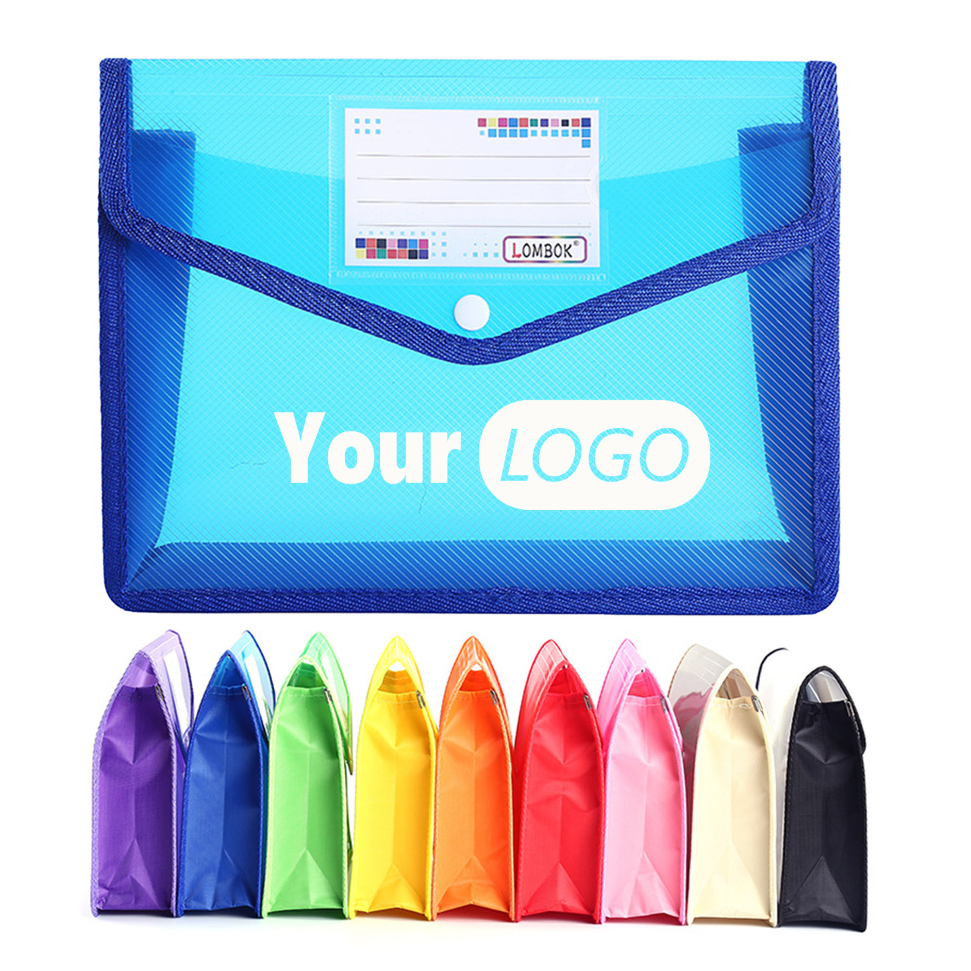 Essential Multi-Color Secure File Pockets MOQ 20 PCS 4
