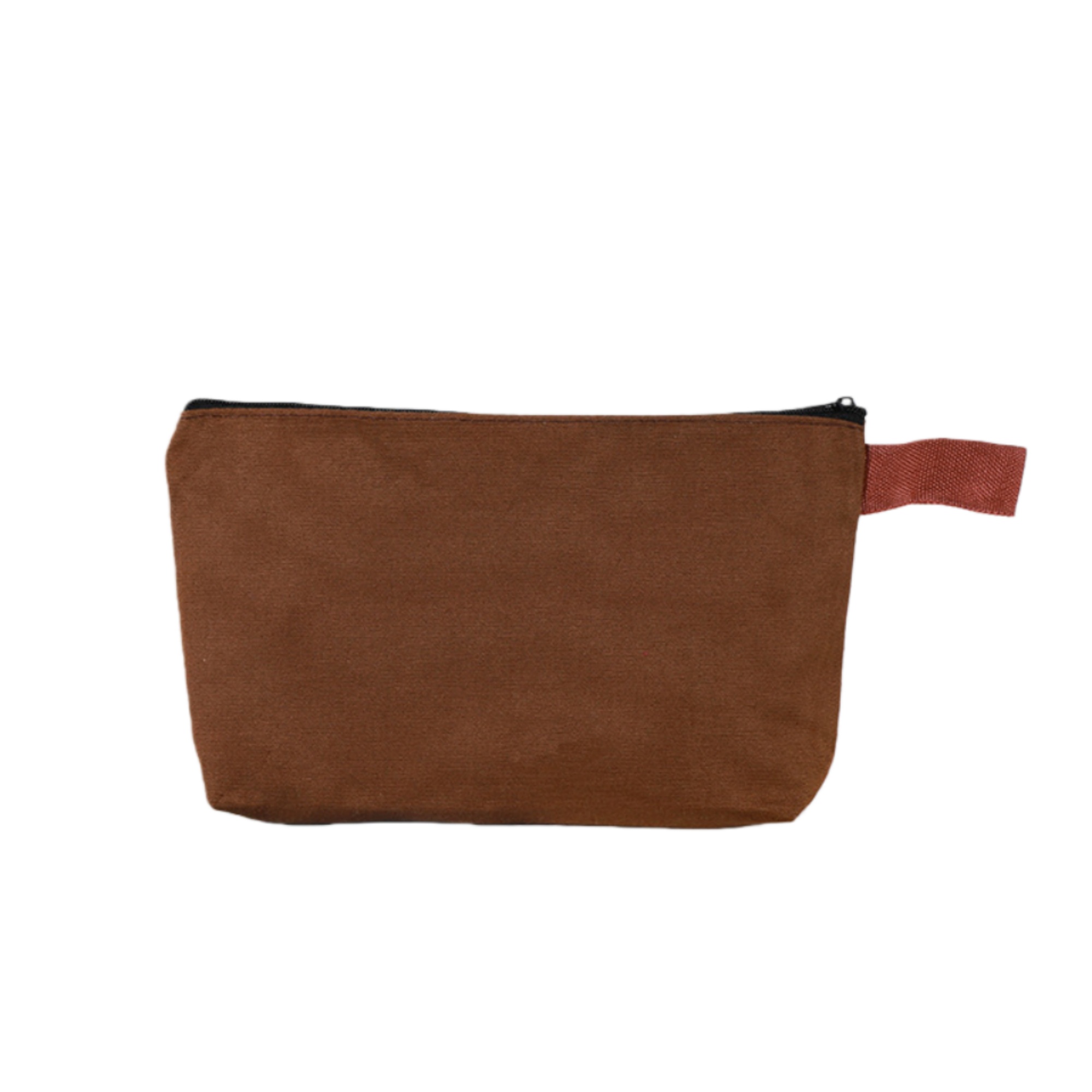 Canvas Cosmetic Makeup Bag with Bottom and Strap 8