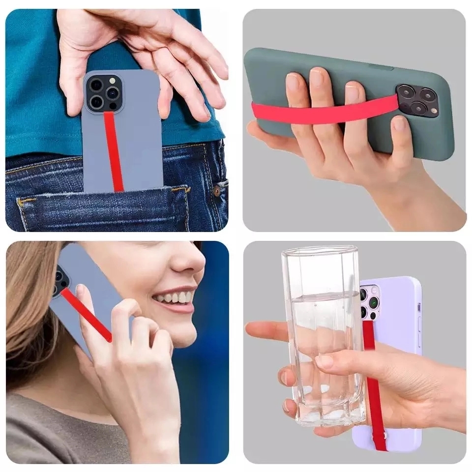 Silicone Phone Strap Ropes Grip Loop 6