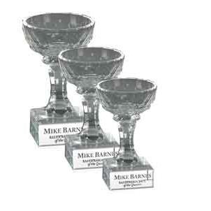 Crystal: 8.5x4.5x4.5" Aspire Bowl Award 1