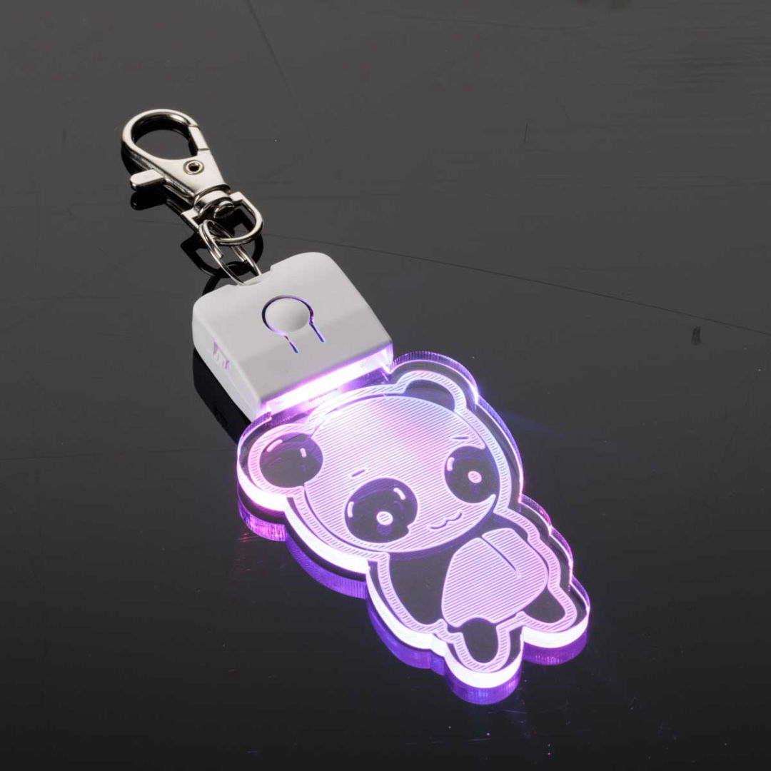 Acrylic Keychain - Custom Shapes with Zinc Alloy Clip 2