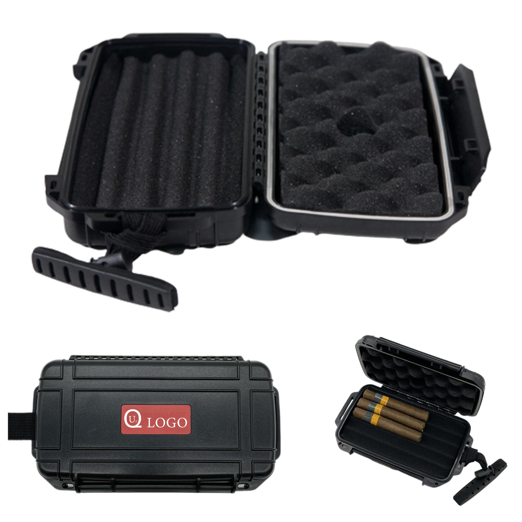 Plastic Safe Waterproof Travel Cigar Case