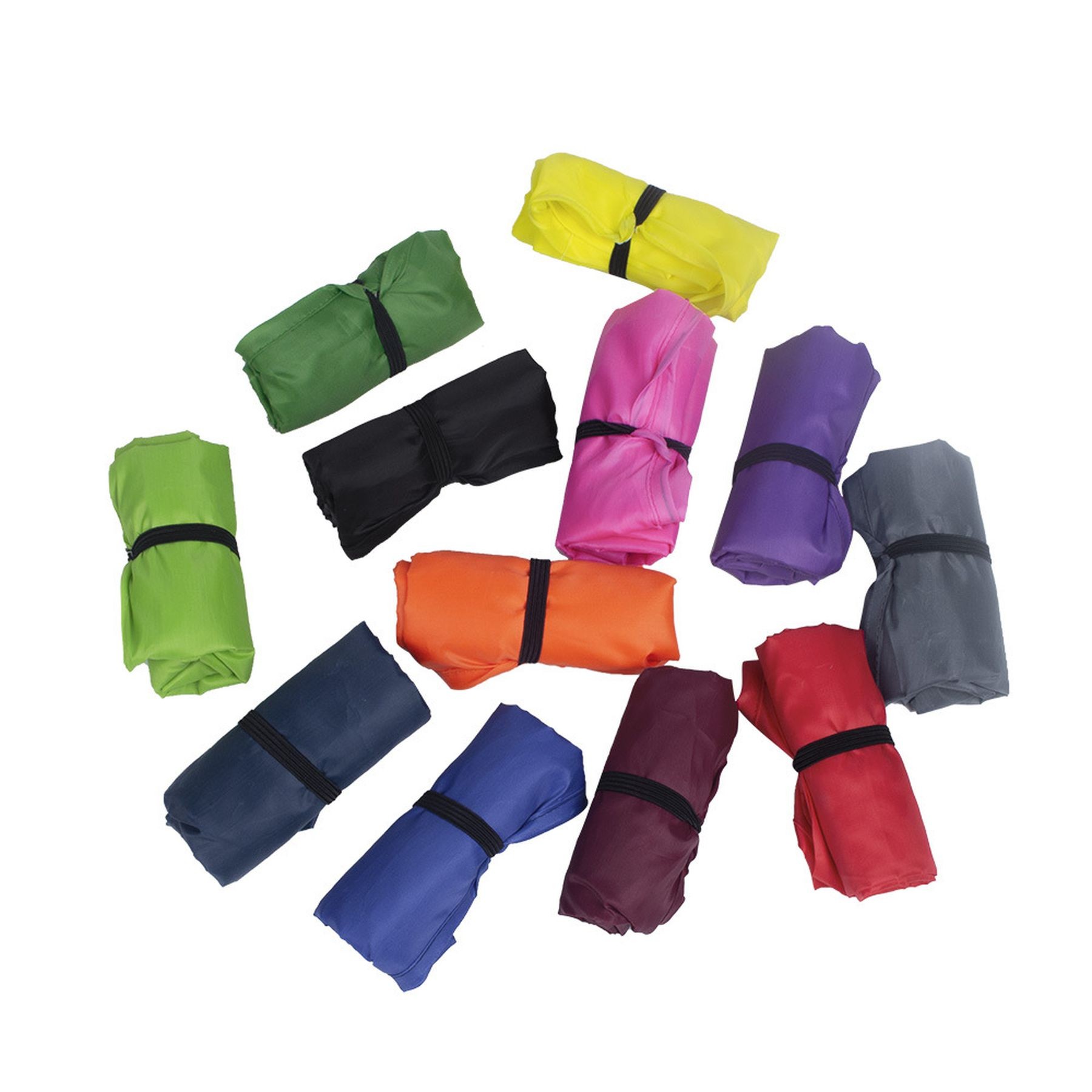 Reusable Grocery Bag Foldable Shopping Bag With Elastic Band 10