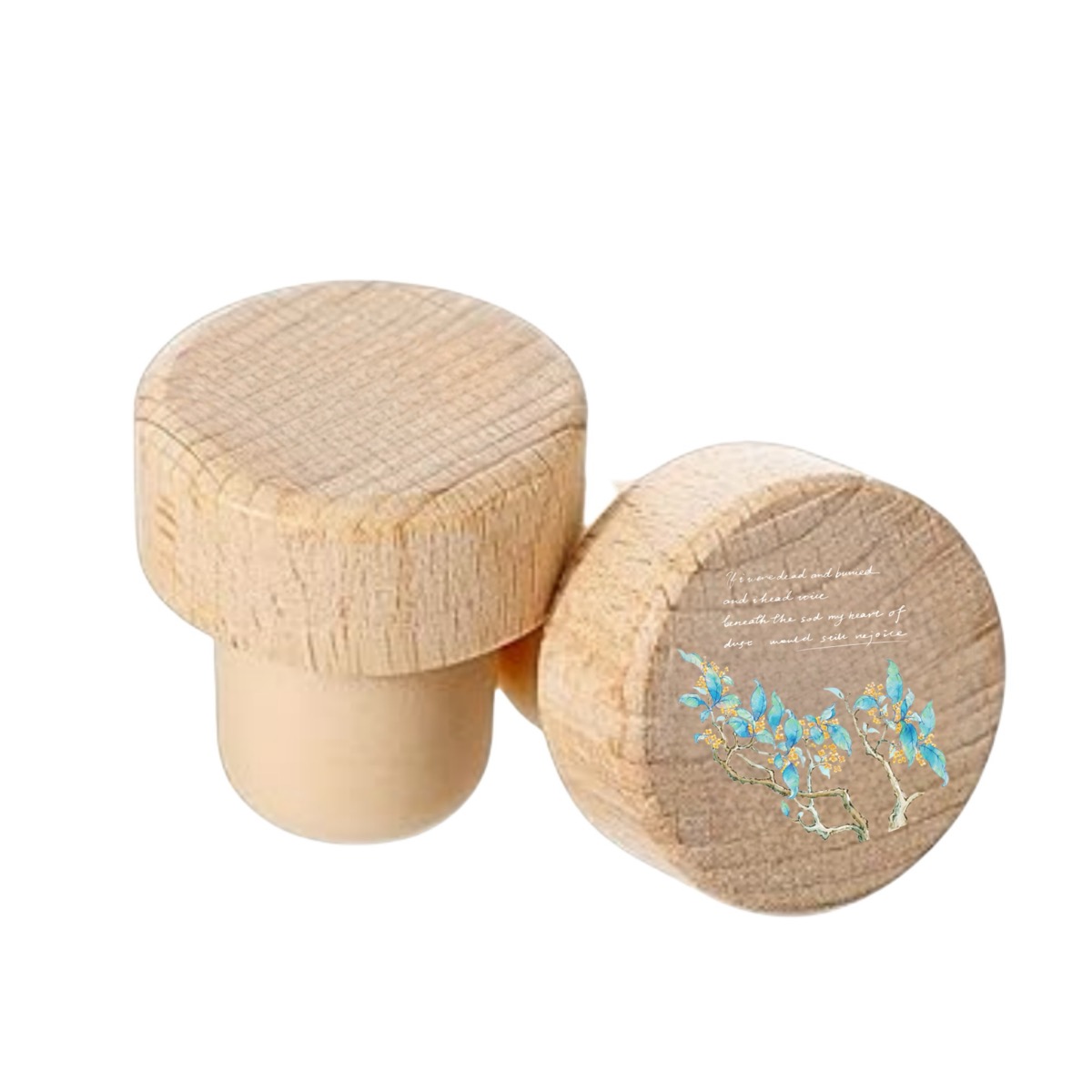 Wood Wine Stopper For Wedding 1
