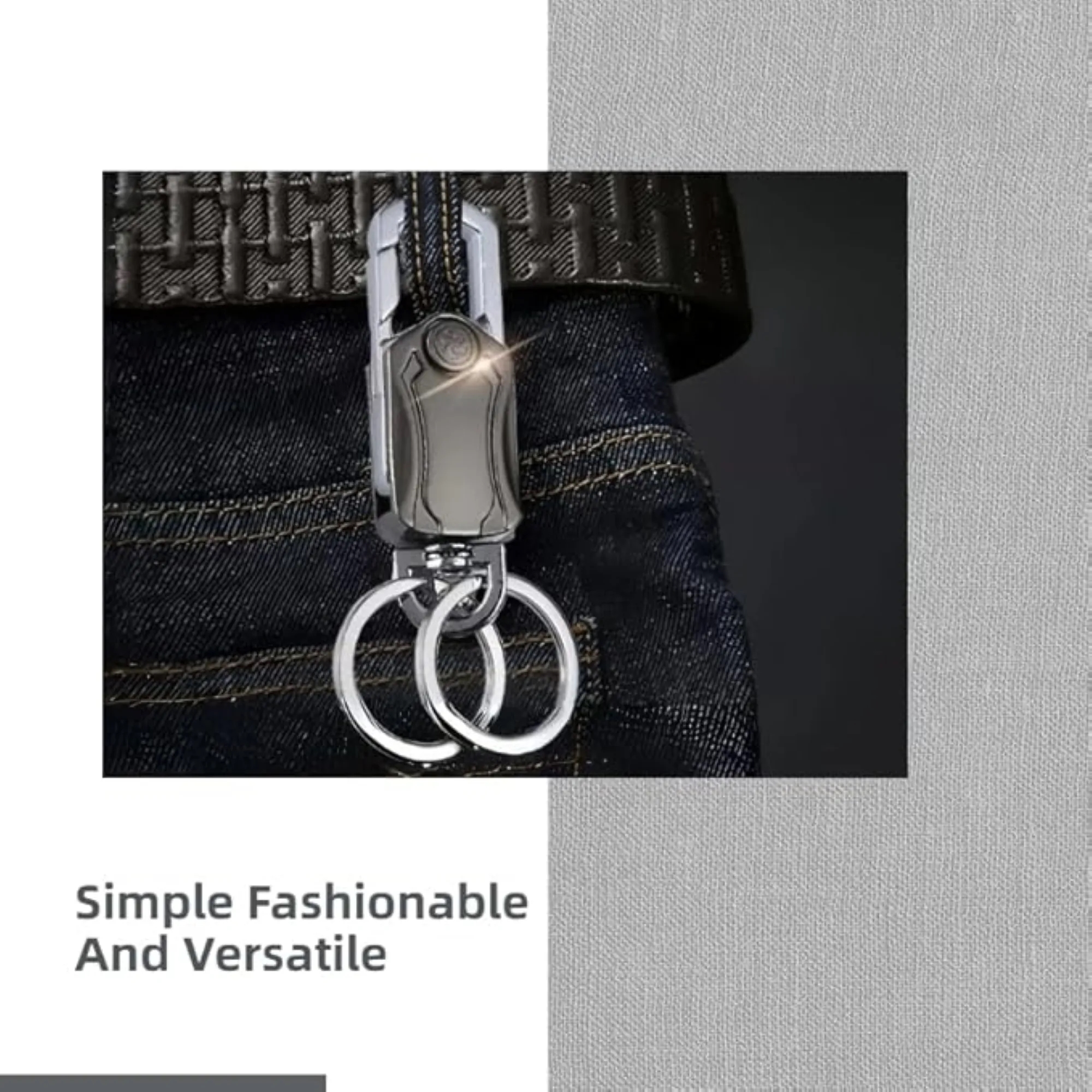 Multi Functional Rotating Corkscrew Knife Keychain 4