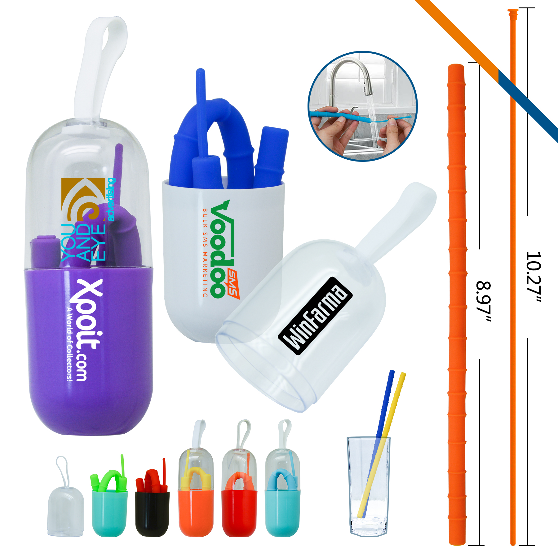Husky Silicone Straw 6