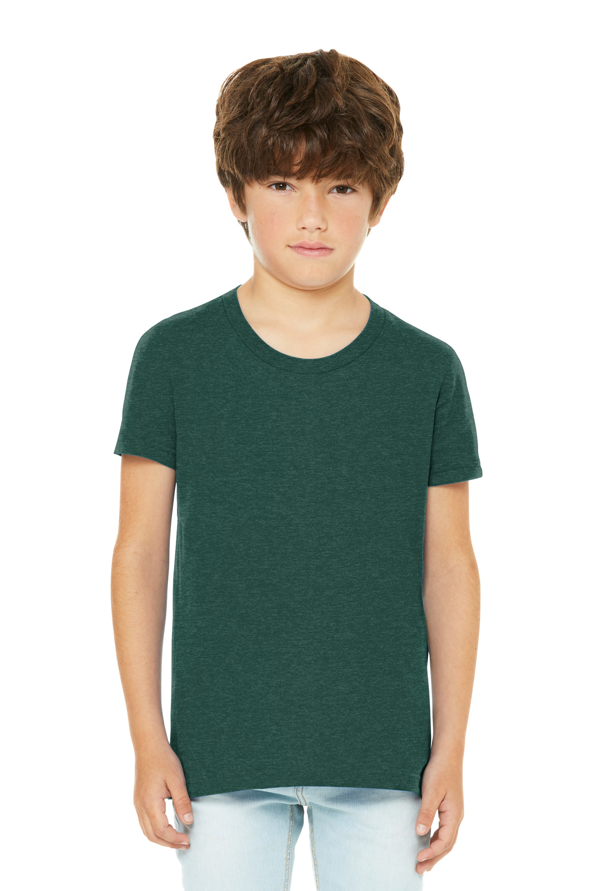 BELLA+CANVAS® Youth Heather CVC Tee 40