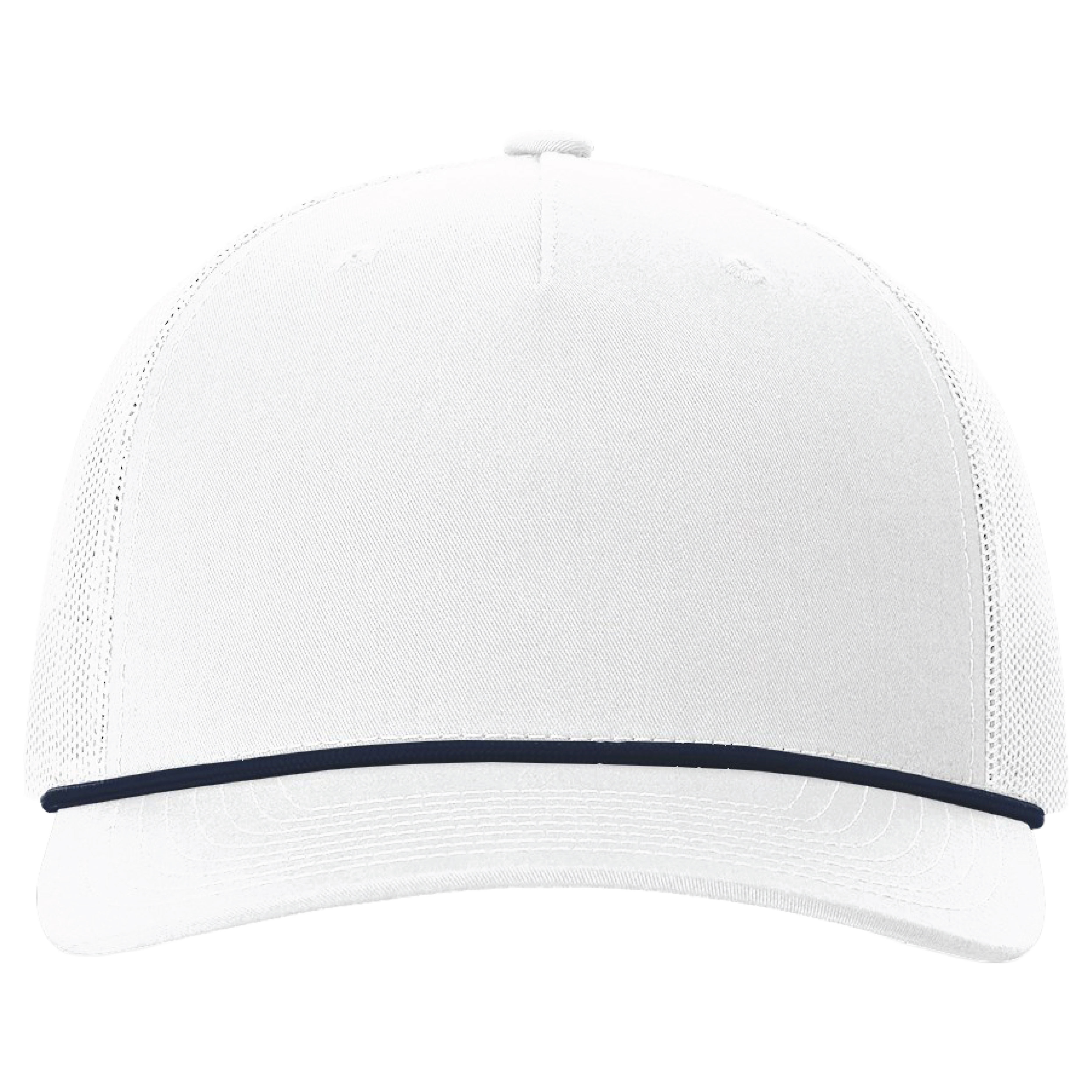 Richardson 112FPR 5-Panel Trucker Hat with Rope w/Leatherette Adhesive Patches or Embroidery 59