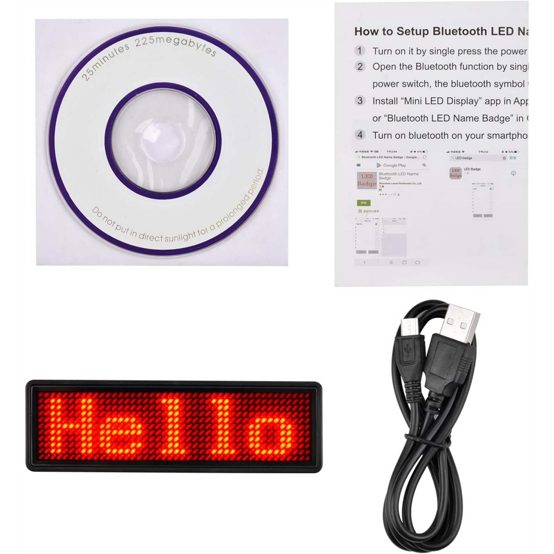 Led Name Tag 4