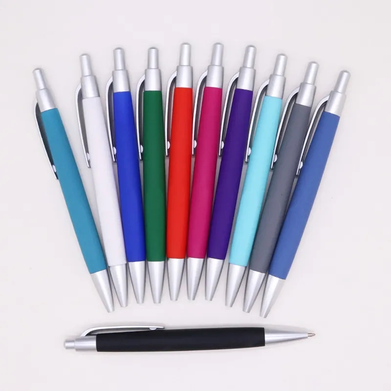 Custom Click Action Plastic Pens 6