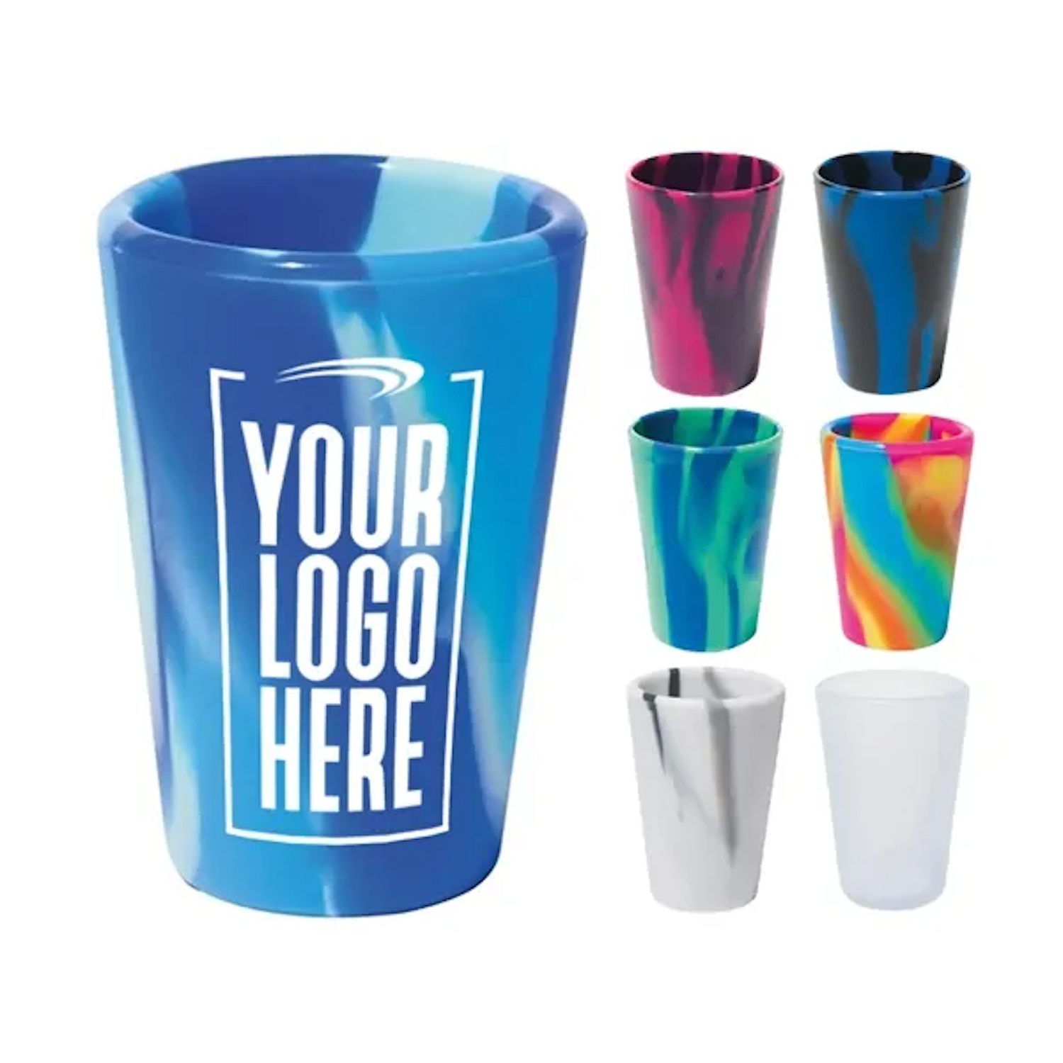 Silicone Shot Glass 1.5 Oz 6