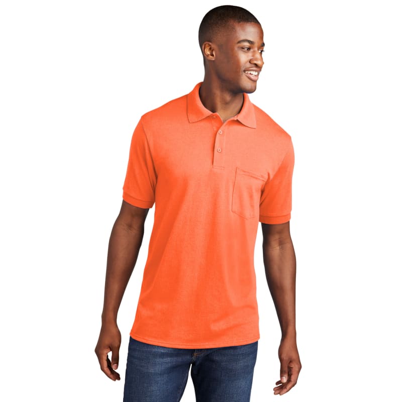 Port & Company Core Blend Jersey Knit Pocket Polo. 28