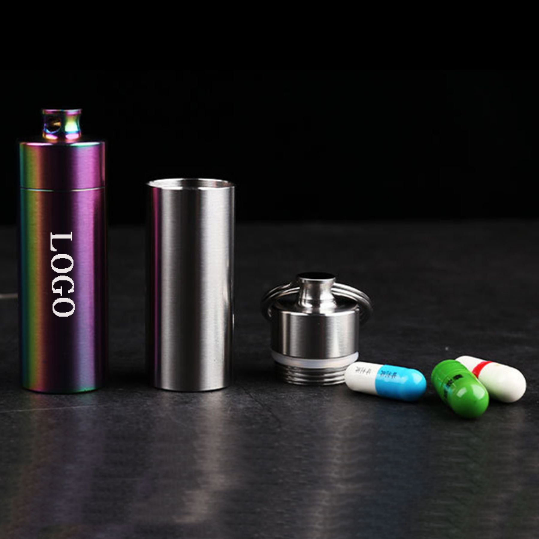 Stainless Steel Pill Box 2