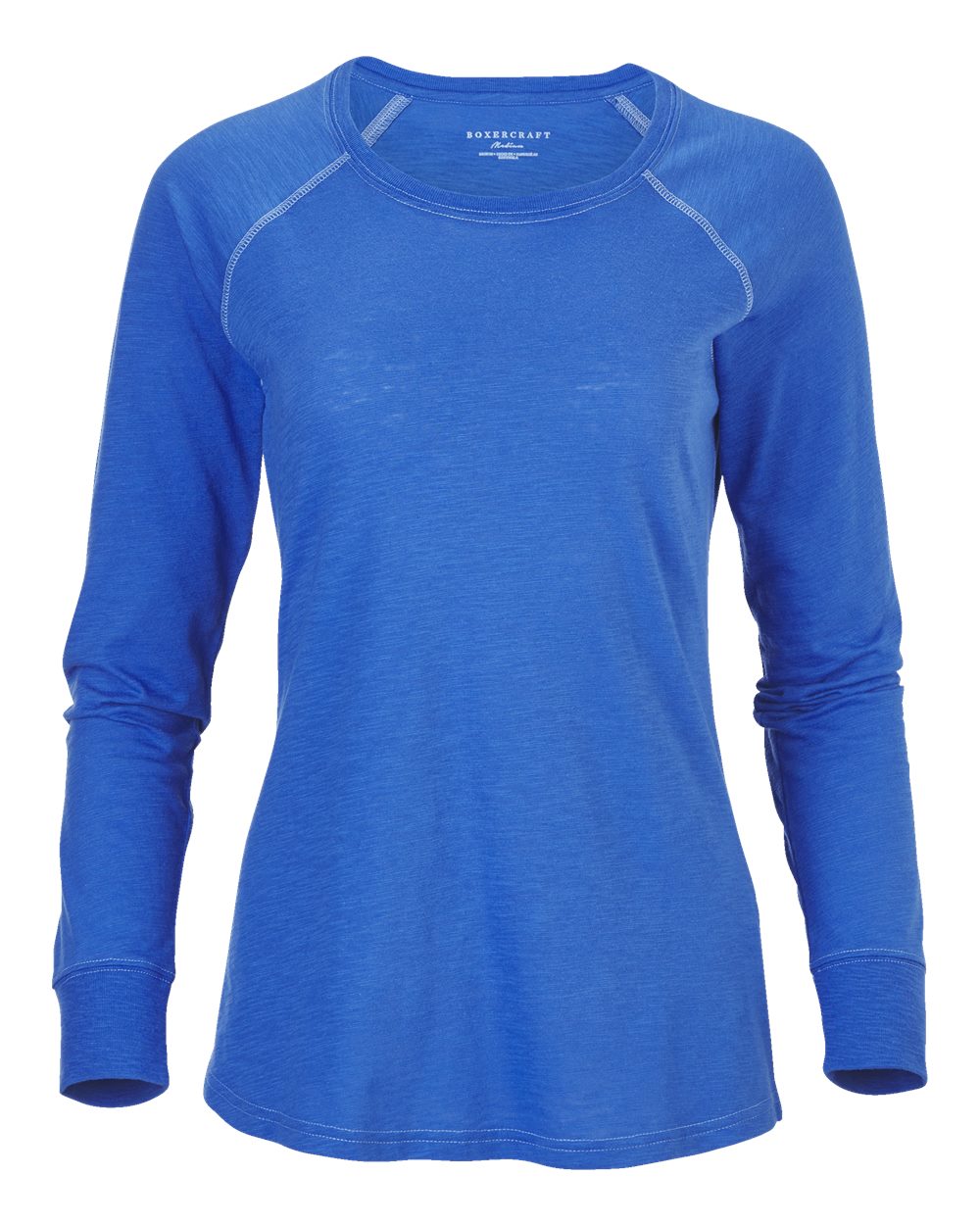 Women's Solid Preppy Patch Long Sleeve T-Shirt - BW3166 56