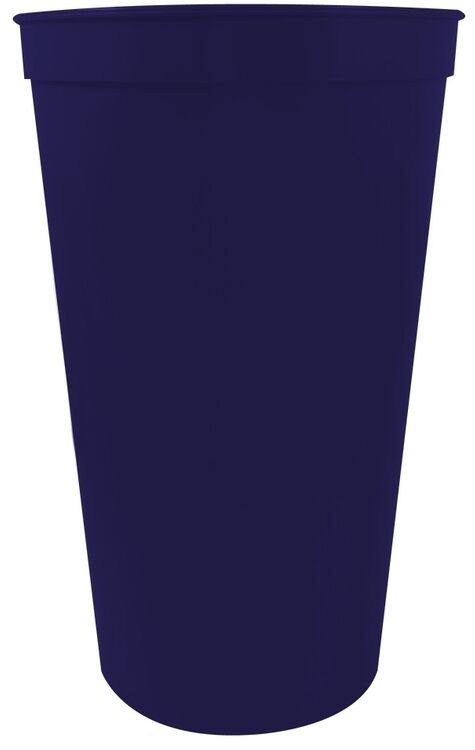 22 oz. Smooth Wall Plastic Stadium Cup 33