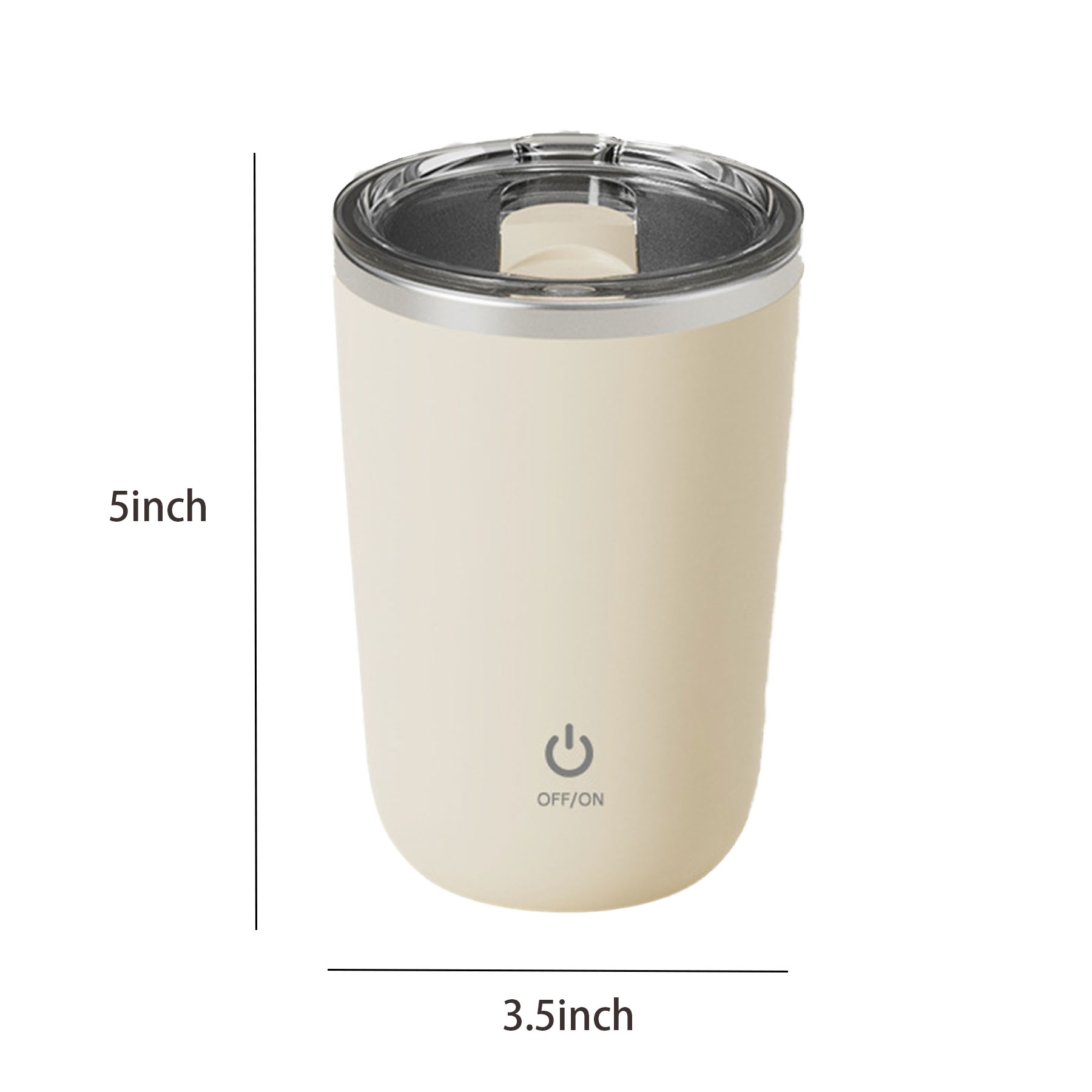 11.8 OZ Stainless Steel Rechargeable Coffee Stirring Bottle 3