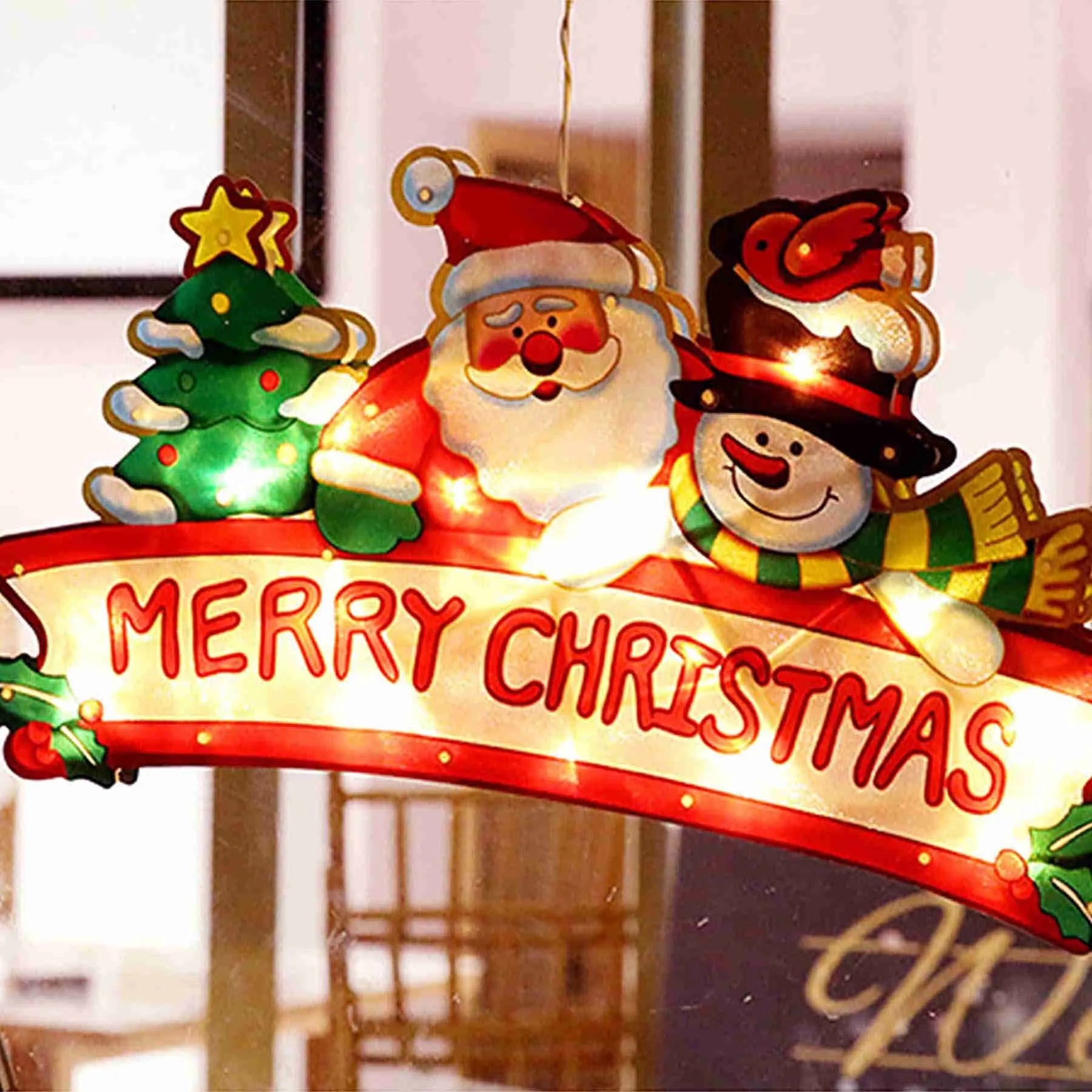 Christmas Santa Claus Snowman LED Lights MOQ10 7