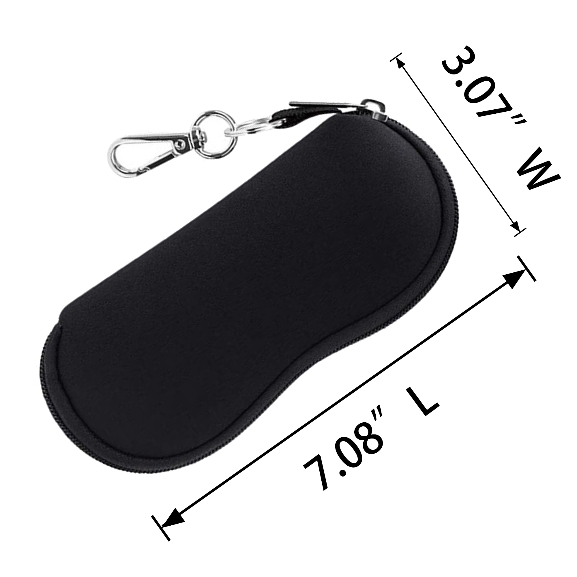 Neoprene Sunglass Sleeve with Secure Snap Button Design 3