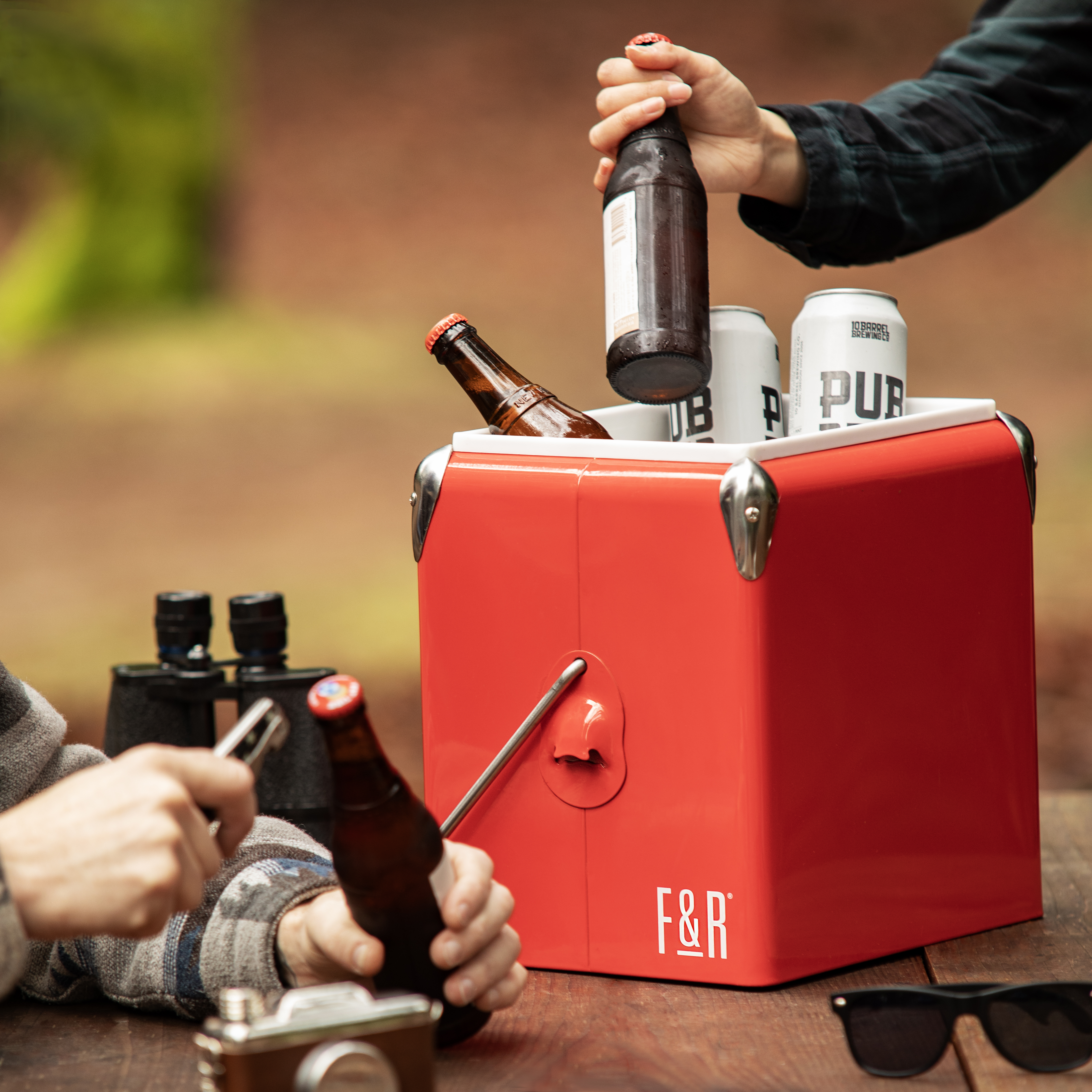 Foster & Rye® Vintage Metal Cooler 17