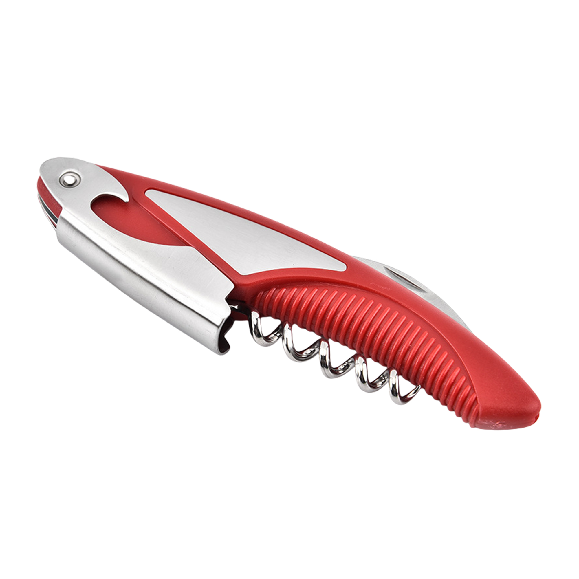 Stainless Steel Large Fish Prawn Head Knife with Multi-Functional Wine Bottle Opener 3