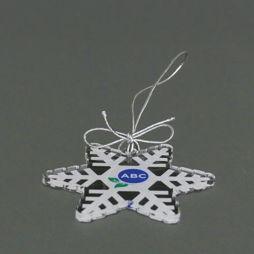 Acrylic Ornament Snowflake 2