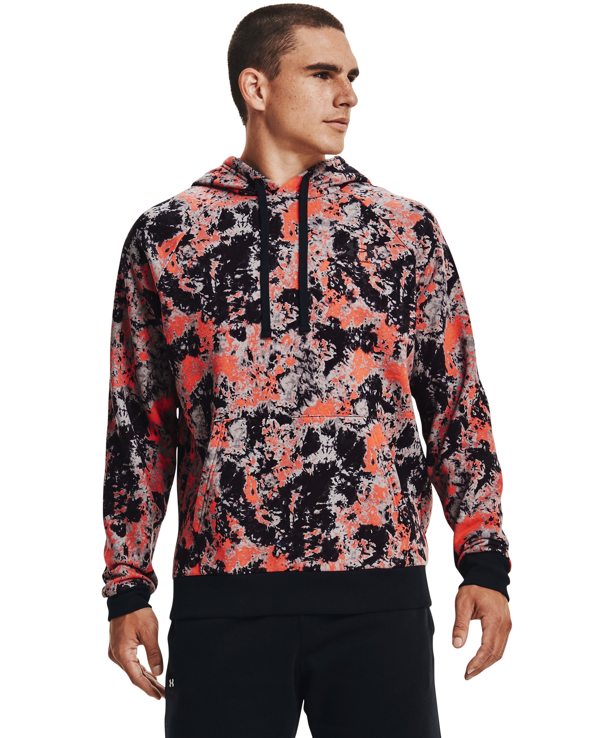 Men's UA Rival Fleece Cloud Dye Hoodie, custom hoodie or sweatshirt with logo imprint 5
