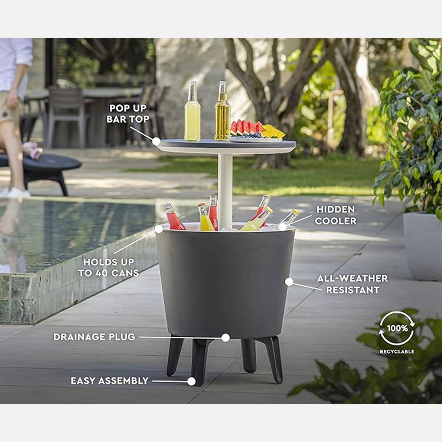 Custom Plastic Ice Bucket 4